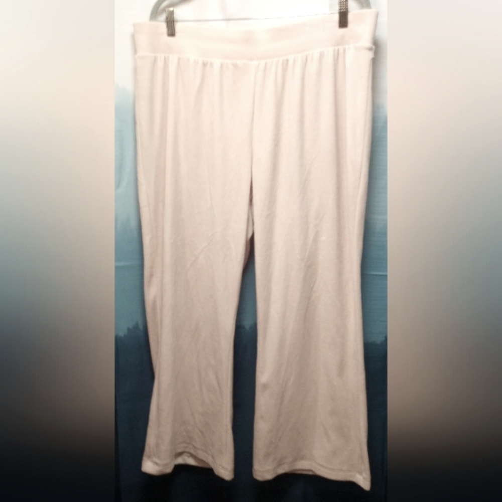 Velour Soft Pink Capris 18/20